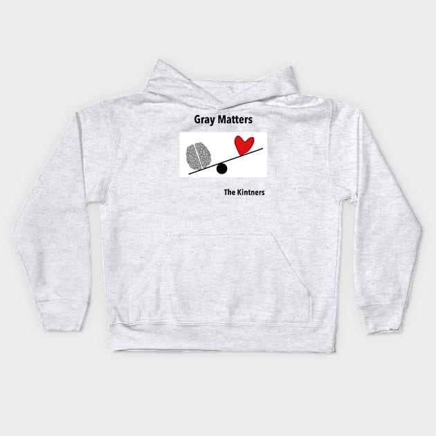 Gray Matters Kids Hoodie by The Kintners Music